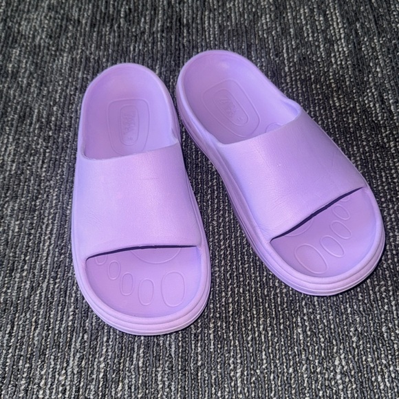 Zara Slides Purple Size 38 - Picture 5 of 5